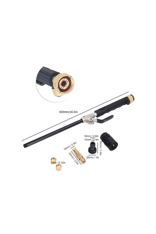 Lqg Taşınabilir Sulama Püskürtücü Jet Nozullar Ve Konnektörlü