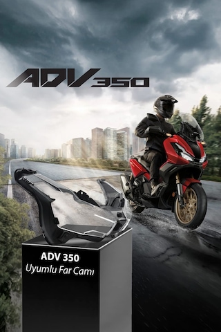 Honda Adv 350 Uyumlu Yedek Far Camı Tam Uyumlu