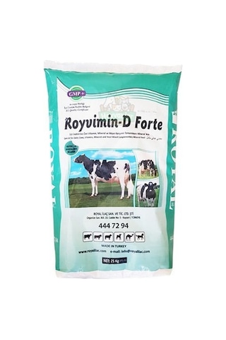 Royvimin D Forte 25 kg torba yem katkısı Royvimin D Forte 25 kg torba yem katkısı