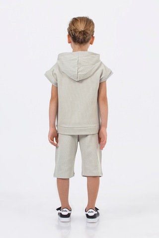 Erkek Çocuk Waffle Kumaş 3'lü Takım 001