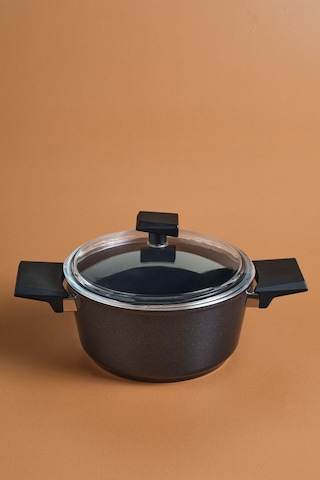 Karaca x Refika Swiss Crystal 20 Cm Tencere Black