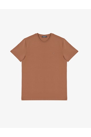 Pierre Cardin Erkek Açık Kahverengi Tişört Basic 50325307-vr002
