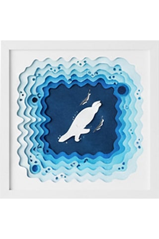 Blue Depths Katmanlı Duvar Tablosu 1 Adet