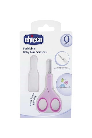 Chicco Yeni Kapaklı Kolay Kavrama Bebek Tırnak Makası 0 Ay+ Chı-09923hb Pembe CHI-09923HB_Pembe