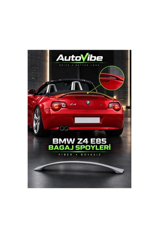 Bmw Z4 E85 Uyumlu Cabrio Spoiler Fiber-astarlı Kusursuz Ürün