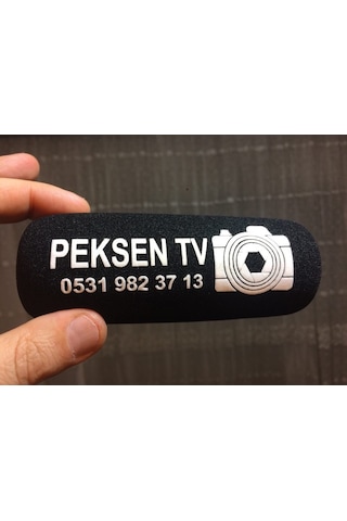 Sony Mc2500 Kamera Mikrofon Süngerine Logo Baskısı