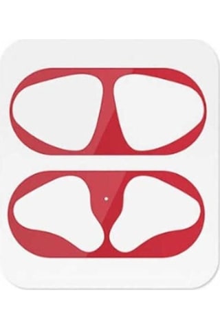 Zore Airpod Kir Önleyici Sticker Kırmızı