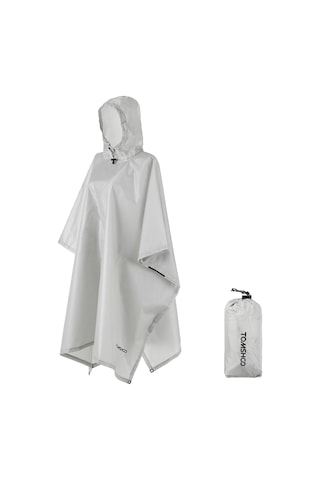 Skycity 210d Poliester Çok Amaçlı Outdoor Poncho - Pu8000mm Su Geçirmez, Çadır Matı/s Güneş Barı, Ultra Hafif, Gri Renk Çok Renkli