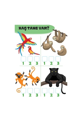 Miniklere Eğlenceli Matematik Kitap Seti 5-8 Yaş İçindir