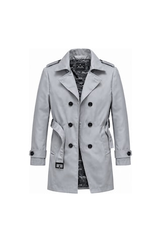 Alaska The Last Frontier Regular Fit Su Geçirmez Soğuğa Dayanıklı Trençkot Gri