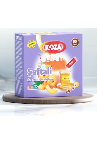 Koza Tek İçimlik Şeftali Aromalı Toz İçecek 50'li Diğer