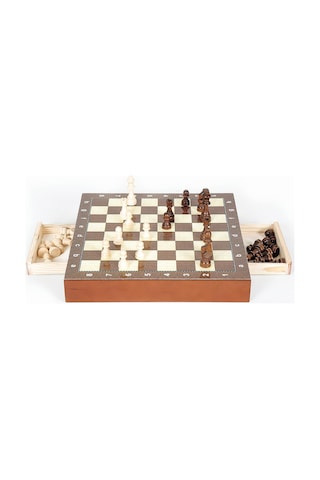 Eser Polyester Çekmeceli Satranç Takımı