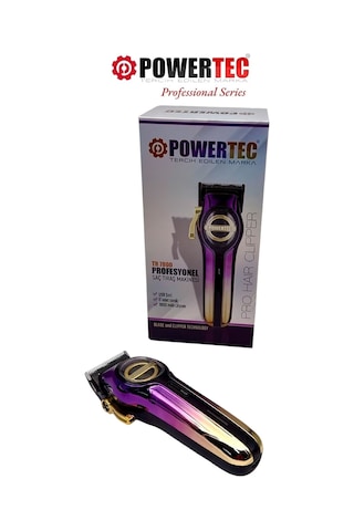 Powertec TR-7000 Profesyonel Usb Type-c Şarj Girişli Saç Sakal Tıraş Makinesi
