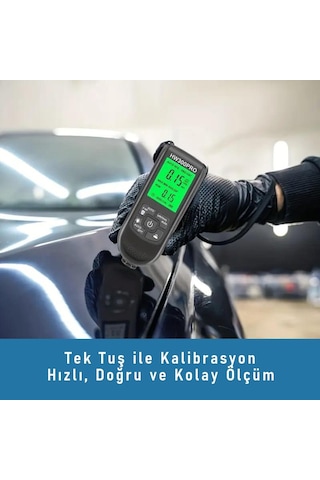 Valkyrie Hw-300 Pro Kaplama Kalınlığı Ölçer 0-2000 Μm Ölçüm Aralığı, Fe/nfe Algılama, Arka Aydınlatmalı Lcd