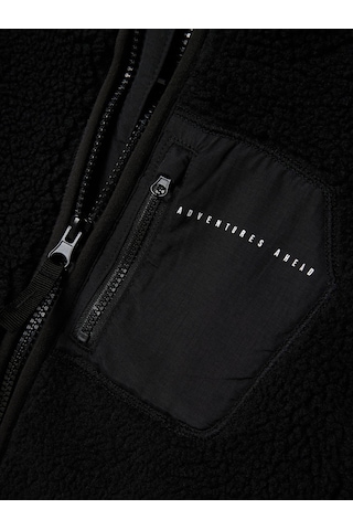 Name It Nknmattıa Sherpa Unisex Çocuk Ceket 13241683 Siyah