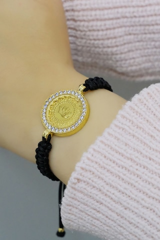 Ipli Çeyrekli Bileklik N11.12329 Sarı Altın