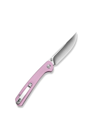 Sencut Skelfin Powder Pink G10 Handle Satin Finished 9cr18mov Blade Kamp Çakı Pembe