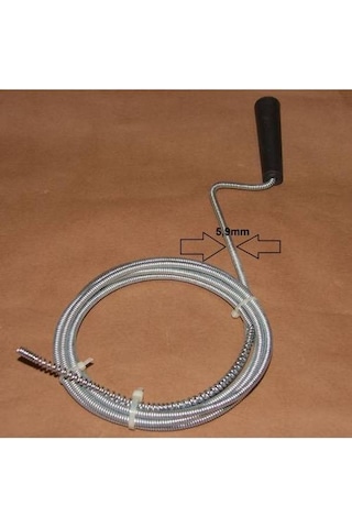 3 metre Lavabo Açma Sustası Kanal Lavabo Gider Boru Açma Spirali Kanal Açıcı