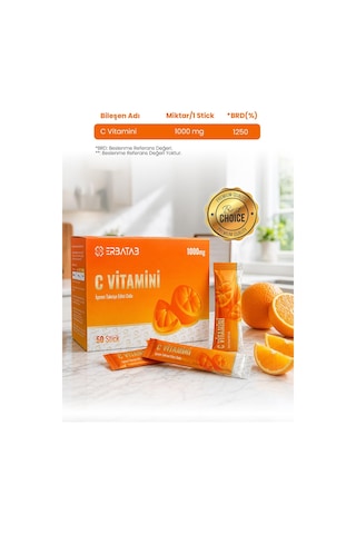Erbatab C Vitamini İçeren Takviye Edici Gıda