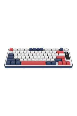 Hawk Gaming Hk255 Membrane Lcd Rgb Kablosuz/bluetooth Mavi Kırmızı %75 Türkçe Gaming Klavye