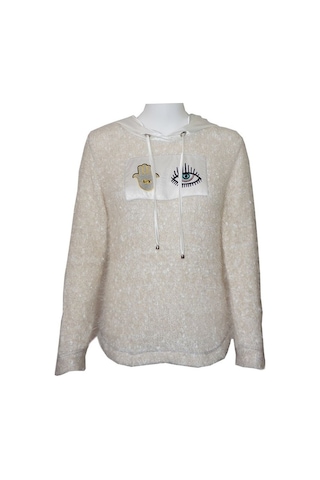 Bulalgiy Kadın Ekru Kazak - Bga00029M