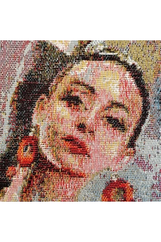 K10-Dokuma Goblen Kırlent Kılıfı