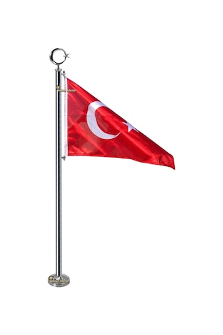 Şehitlik Mezarlık Bayrak Direği Paslanmaz 1 M