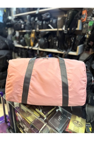 Bagslaab Pembe Su Geçirmez Kumaş Seyahat Spor Çantası-1011 Pembe