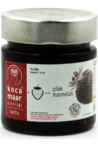Kocamaar Çiftliği Çilek Marmelatı (Rafine Şeker İlavesiz) 260 gr