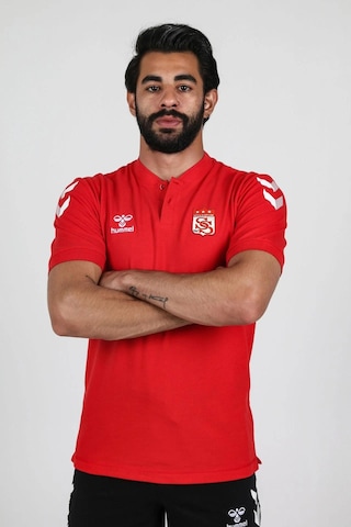 Hummel Armin Pamuklu Bebe Yaka Tişört Kırmızı Sivasspor