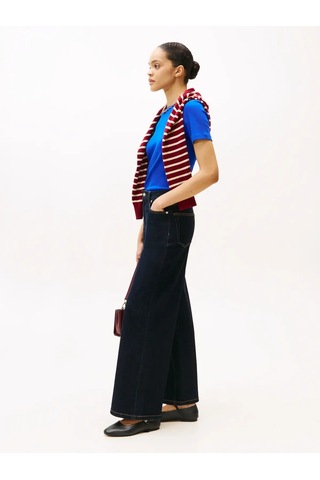 Tommy Hilfiger Smooth Leather Maryj Kadın Siyah Babet