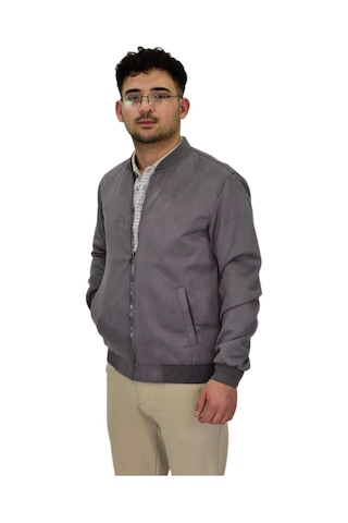 Erkek Mevsimlik Süet Spor Mont 8056 Bgl-st04372 Gri