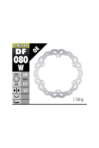 Honda Nx 500 Arka Fren Diski 240 Mm 2014-2018 Galfer Dalgalı Sabit Disk
