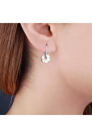 Göçmen Kadın Gümüş Küpe N11.31712