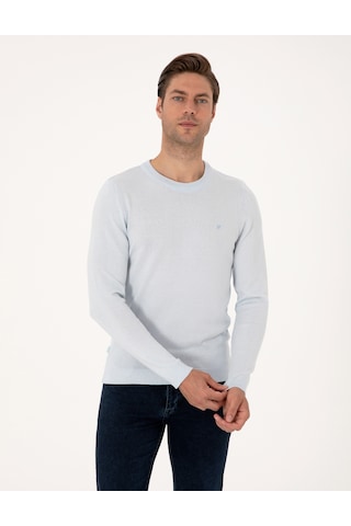 Pierre Cardin Erkek Açık Mavi Kazak /triko 50314192-vr003 Açık Mavi