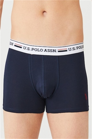U.S. Polo Assn. U.s Polo Assn. 80431 Erkek 3 Lü Boxer-grimelanj&kırmızı&lacivert Çok Renkli