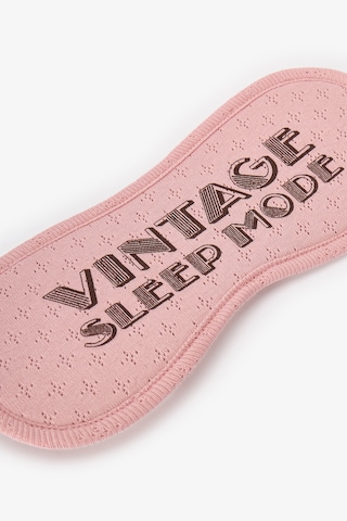 Penti Pembe Sleep Mode Slogan Desenli Uyku Gözlüğü Pembe