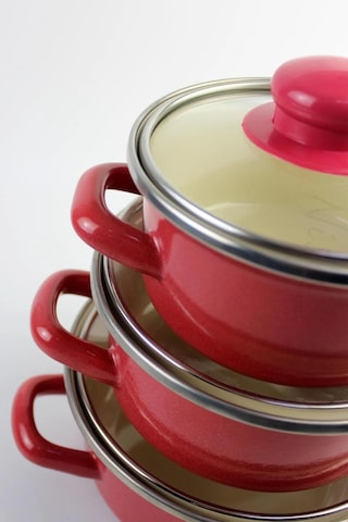 Protocol London 12/14/16 Cm Mini Emaye Tencere Seti - Anneler Gününe Özel 6 Parça Saklama Kabı Seti 001