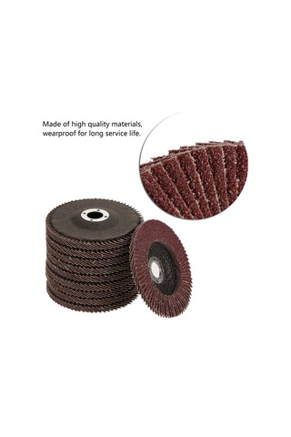 Taşlama Taşları 10 Adet 60 Grit Taşlama Zımpara Tekerleği Flap Disk Alüminyum Oksit Aşındırıcılar Taşlama D