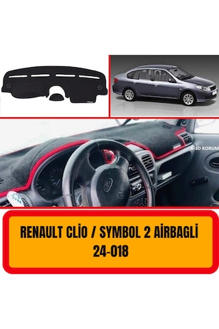 RENAULT CLİO 2 SYMBOL 2 - AİRBAGLİ ÖN GÖĞÜS / PANEL /  TORPİDO KORUMASI - KILIFI - HALISI