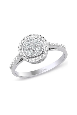 Lilarote 0.12 Ct Modern Tasarım Coronet Yüzük