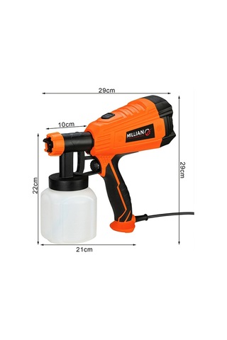 Milian SPG-3373 Profesyonel 950 W Elektrikli Sprey Boya Püskürtme Tabancası Dezenfektan Ilaçlama Makinesi