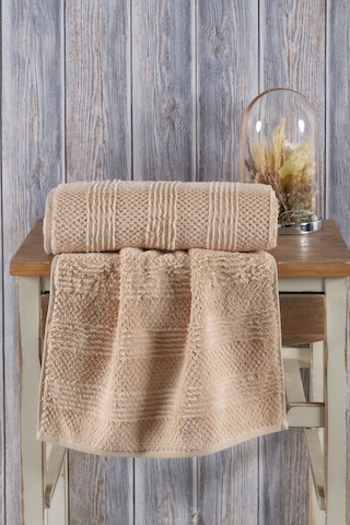 Varol Lavin %100 Premium Cotton El Havlusu 50x90cm Bej-50x90cm Bej