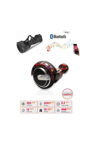 Citymate Elektrikli Kaykay Akıllı Denge Hoverboard + Hoverkart + Çanta Full Ledli Extrem Paket D15