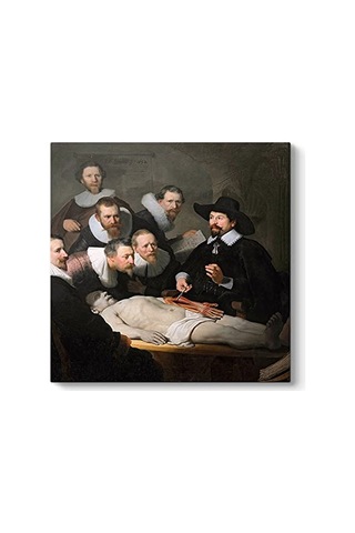 Rembrandt - Dr. Nicolaes Tulp'un Anatomi Dersi Tablosu 50 X 50