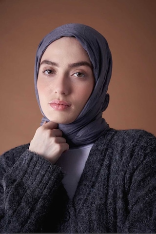Bambu Şal Tesettür, Pamuklu, Hafif, Rahat, Şık, Yüksek Kalite, Hijab, Shawl, Original, Lux Füme