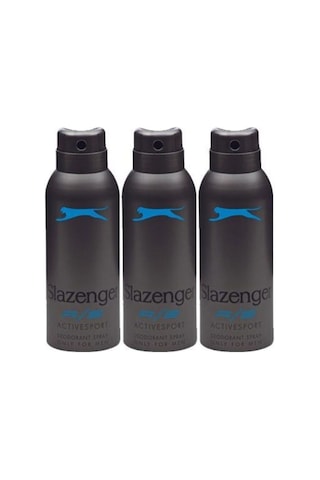Slazenger Active Sport Mavi Erkek Sprey Deodorant 3 x 150 ML Slazenger Active Sport Mavi Erkek Sprey Deodorant 3 x 150 ML