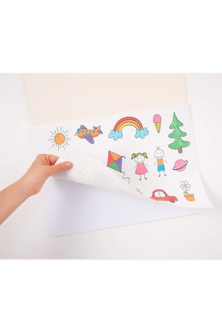 Childgen Parmak Boya Resim Defteri Finger Paper Pad