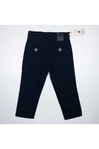 Momikon Erkek Çocuk Gabardin Pantolon Siyah