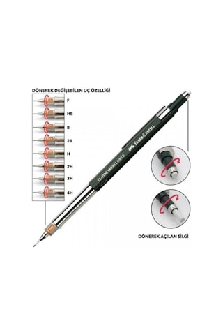 Yeşil Tk-fine Vario Lux Versatil Kalem 0.9 / 1.0 Mm